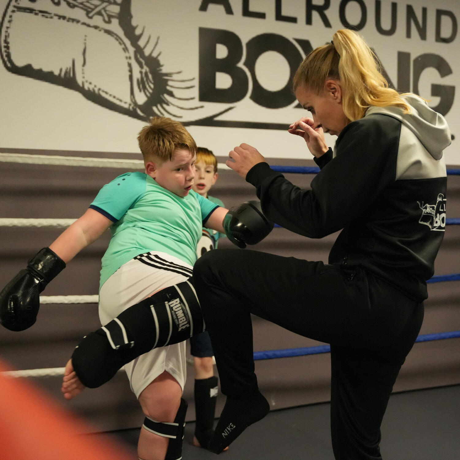 Jeugdtraining bij Allroundboxing